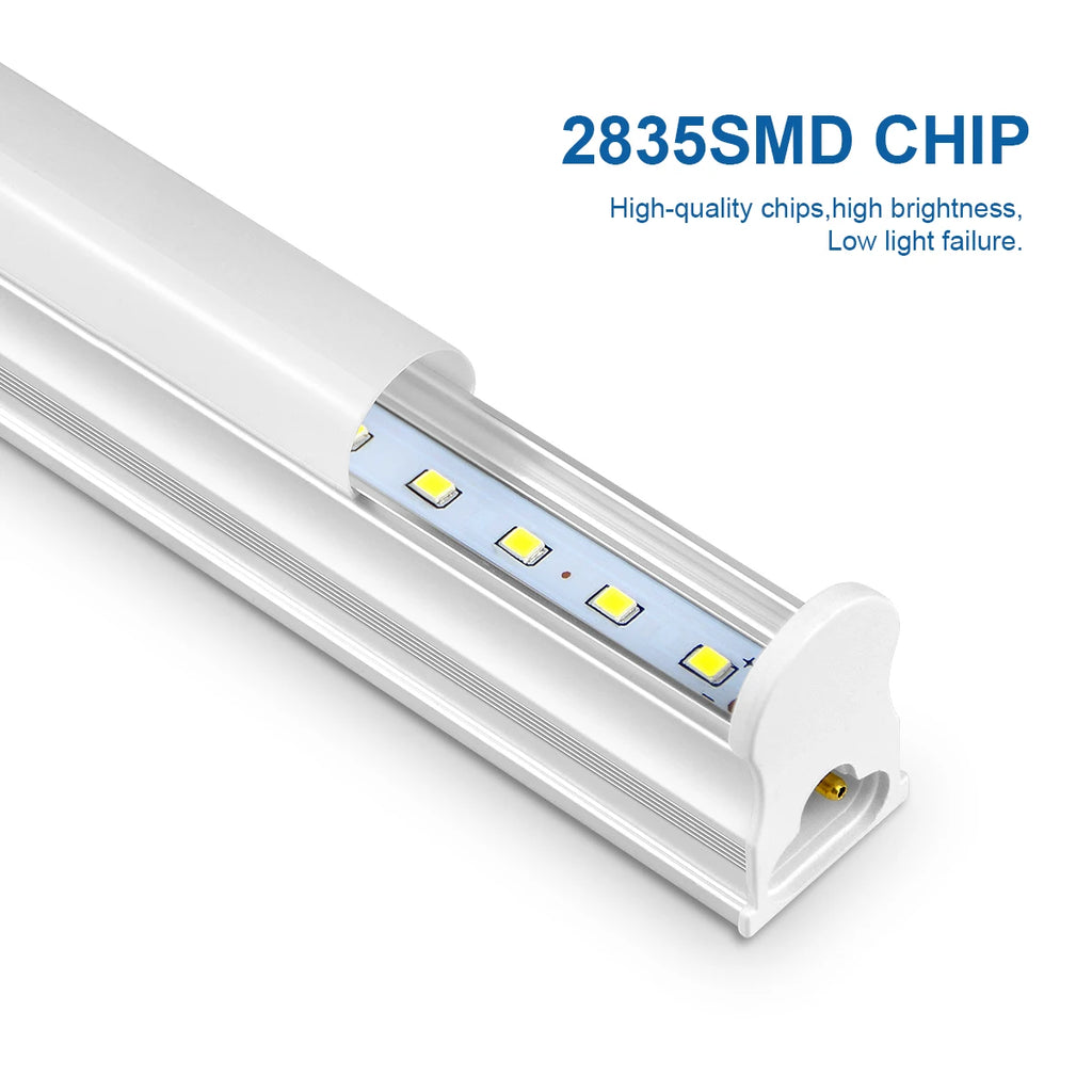 Full Set 50CM T5 Tube LED 220V 110V LED Light Bulbs Indoor Wall Ceilling / Display Cabinet Lighting Lamp DIY + Switch Power Cord