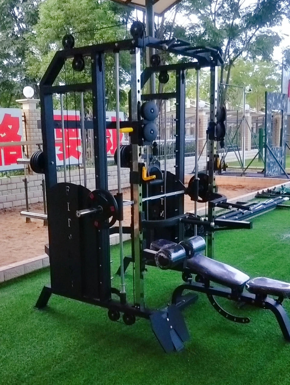 Bodybuilding Power Rack Multi Functional Trainer Smith Machine Fitness Equipment