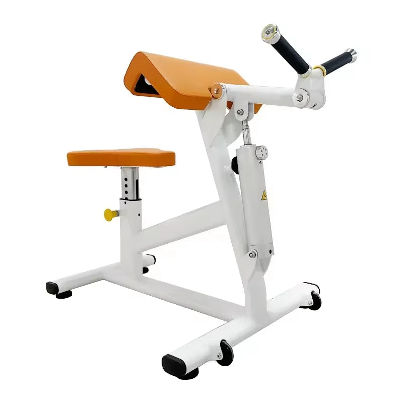 Commercial Women Use Strength Training Gym Equipment Muscle Exercise Arm Curl Machine Seated Biceps Curl Machine For Arm Workout