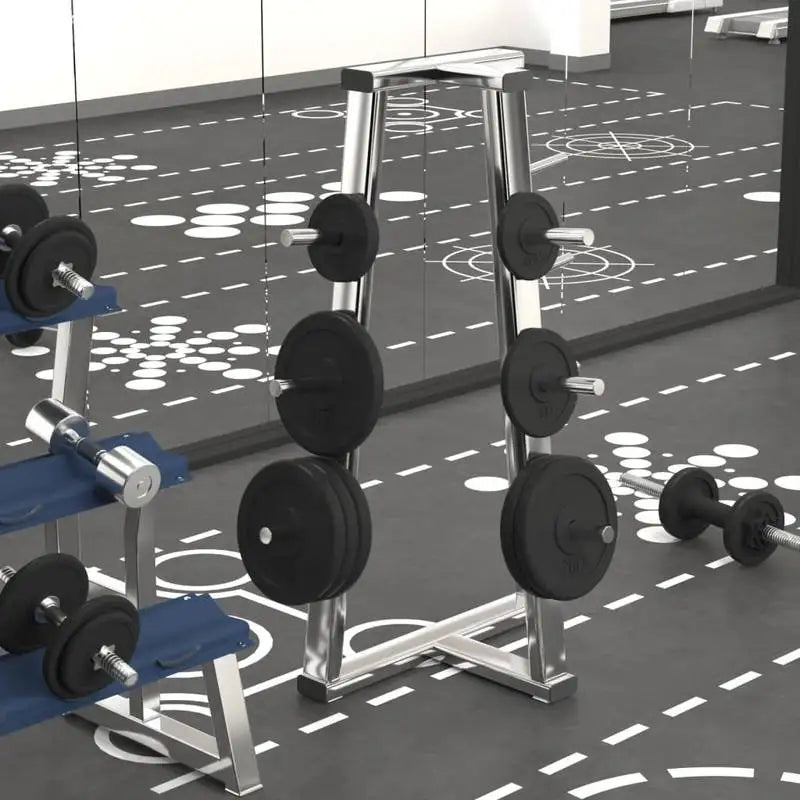 Weight Plate Set for Barbell and Dumbbell – Cast Iron with Scratch-Resistant Powder Coating – for Effective Strength Training at Home or in the Gym