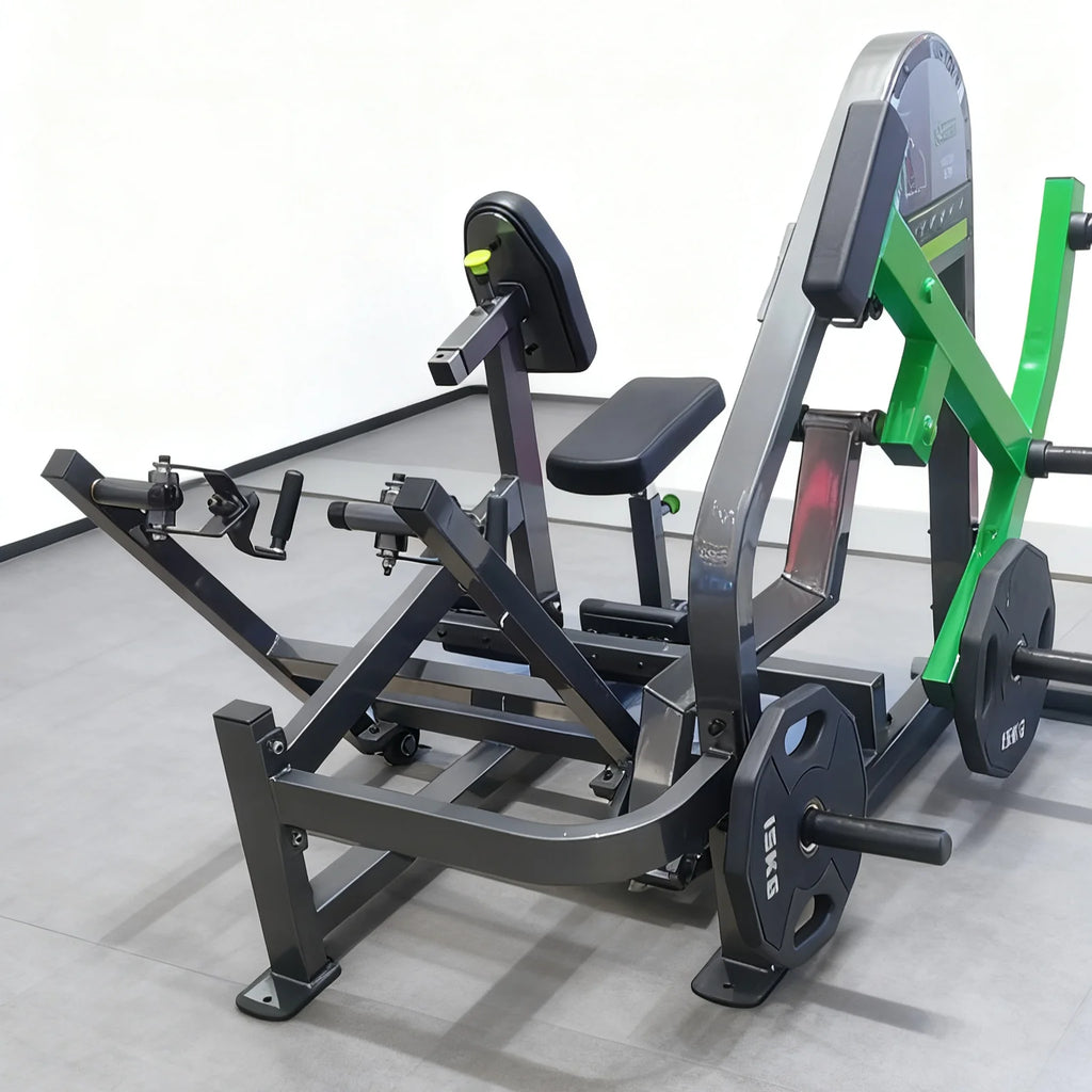 Gym Sports Equipment Strength Training Machine High Grade Steel Plate Loaded Row Arm Back Exercise Seated Row Machine Seated Row